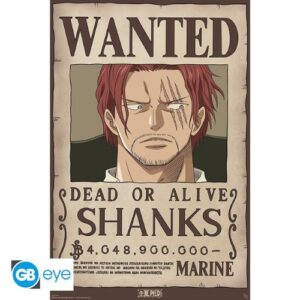 One Piece - Poster "Wanted Shanks " (91.5x61cm) GBYDCO482