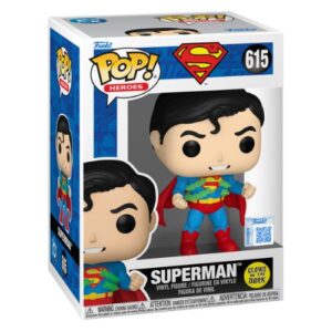 Funko POP! Heroes: Superman - Superman 615 Limited Edition Glow in the Dark Esclusiva
