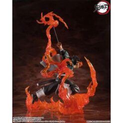 Tanjiro Kamado Kyojuro Rengoku Sword Guard - Demon Slayer Figure - Figuartszero Action Figure Statue 19 cm
