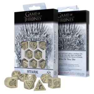 Game of Thrones. Stark Dice Set - Q-Workshop