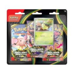 Pokemon Megaevoluzione: Equilibrio Perfetto - 3 Pack Blister - Chikorita - ITA