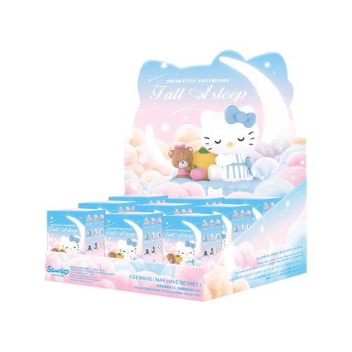 Hello Kitty and Friends Fall Asleep Series Figures Figures Whole Box - Pop Mart