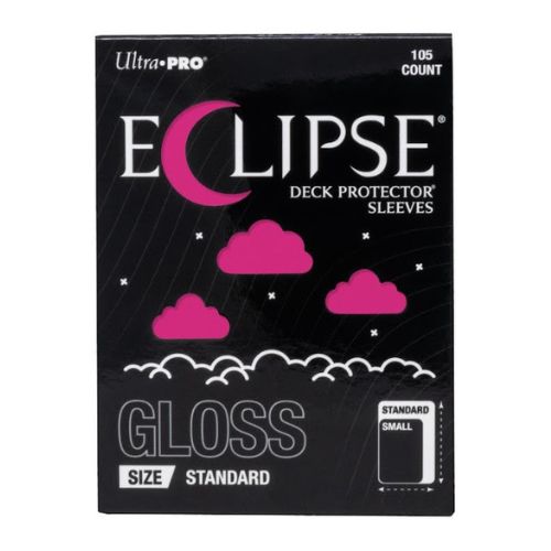 105 Eclipse Deck Protector Sleeves Standard - Matte - HOT PINK - Ultra Pro