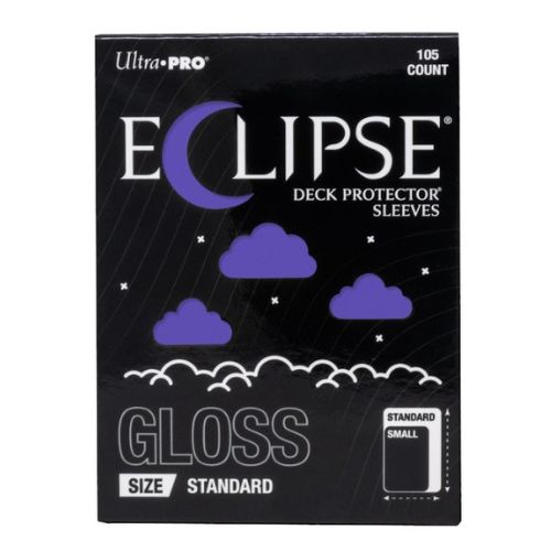105 Eclipse Deck Protector Sleeves Standard - Gloss - Royal Purple - Ultra Pro
