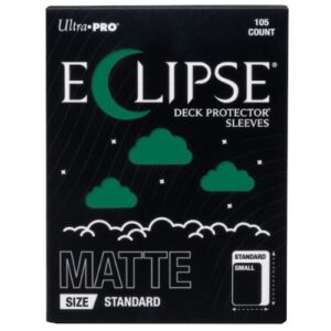 105 Eclipse Deck Protector Sleeves Standard - Matte - Forest Green - Ultra Pro