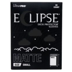 60 Eclipse Deck Protector Sleeves - Small - Matte - Jet Black - Ultra Pro