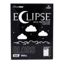 60 Eclipse Deck Protector Sleeves - Small - Gloss - Arctic White - Ultra Pro