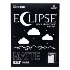 60 Eclipse Deck Protector Sleeves - Small - Matte - Arctic White - Ultra Pro