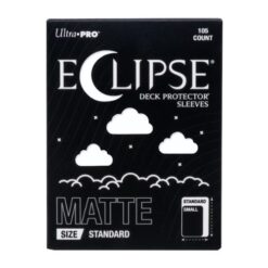105 Eclipse Deck Protector Sleeves Standard - Matte - Arctic White - Ultra Pro