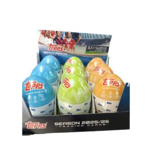 Topps® UCC Club Competitions 2025-26 - Spring Tin (CEE) da 59 carte box da 9 uova