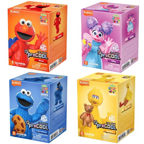 Sesame Street - PreCOOL Series 01 - x 4 collezione completa