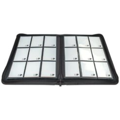 Vivid 9-Pocket Zippered PRO-Binder - Black - Ultra Pro
