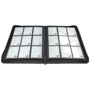 Vivid 9-Pocket Zippered PRO-Binder - Black - Ultra Pro