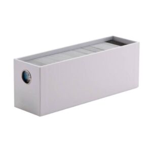 Portacarte verticale con due cassetti - Fortress Card Dravers Bianco - Dragon Shield