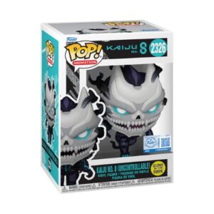 Funko POP! Animation: Kaiju No.8 – Kaiju No. 8 (Uncontrollable) 2326 Limited Edition Esclusiva Glow in the Dark
