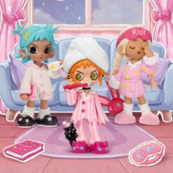 Lil Peach Riot Sleepover Series Figures Box Intera - Pop Mart