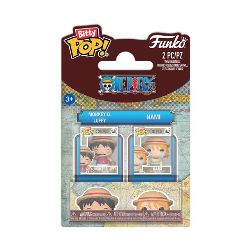 Bitty Pop! 2 Packs - One Piece - Monkey D. Luffy & Nami