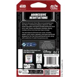 Twin Suns - Aggressive Negotiations - Deck Star Wars Unlimited TCG ENG