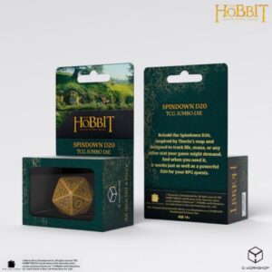 The Hobbit Spindown D20 - Solaris TCG Jumbo Die - Q-Workshop