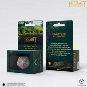 The Hobbit Spindown D20 - Radiant TCG Jumbo Die - Q-Workshop