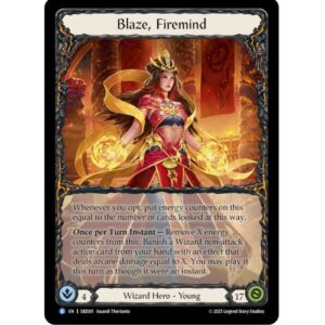 Blaze, Firemind Deck - Flesh &Blood TCG - Silver Age: Chapter 3 Deck