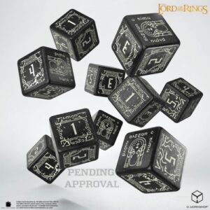 The Hobbit TCG x10 d6 Dadi Glow in the Dark - Moria - Q-Workshop