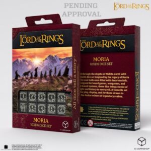 The Hobbit TCG x10 d6 Dadi Glow in the Dark - Moria - Q-Workshop