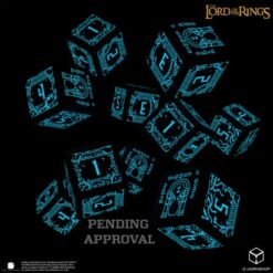 The Hobbit TCG x10 d6 Dadi Glow in the Dark - Moria - Q-Workshop