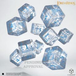The Hobbit TCG Set x 10 D6 Dadi - Rivendell Water - Q-Workshop