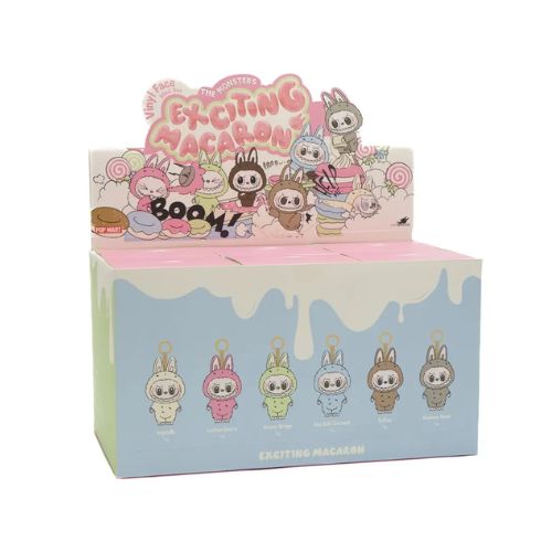 THE MONSTERS Exciting Macaron Series Labubu Figures Box Intero - Pop Mart