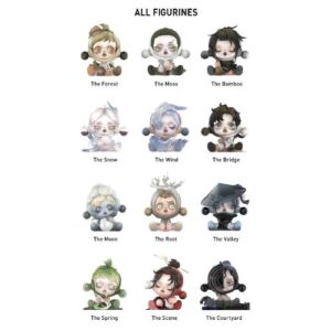 SKULLPANDA The Ink Plum Blossom Series Figures Blind Box - Box Completo - Pop Mart