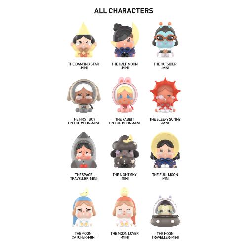 CRYBABY Crying To the Moon Sitting Series Figures Whole Box - Pop Mart