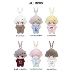 DIMOO Crush on Coffee Series-Soft-faced Plush Keychain Box Intera - Pop Mart