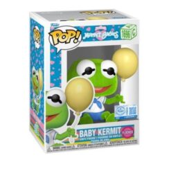 Funko POP! Television: Muppets Babies - Baby Kermit 1696 Flocked Limited Edition