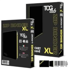 Gametrade Tgc Lab - binder with zipper Album 12-Pocket Black Zip Yellow