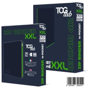 Gametrade Tgc Lab - binder with zipper Album 16-Pocket Blue Zip Green