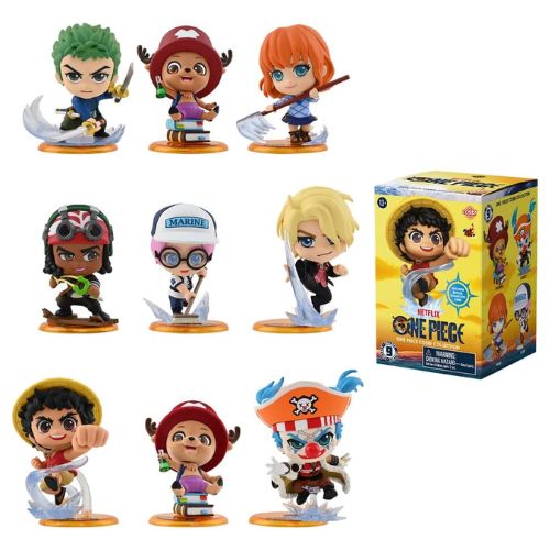 One Piece Cosbi Mini Figures 8 cm Blind Box Completa - Hot Toys