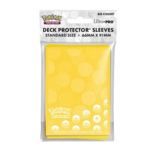 65 Deck Protector Sleeves - Pokémon - Lightning Type - Ultra Pro