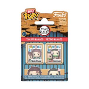 Bitty Pop! 2 Packs - Demon Slayer - Tanjiro Kamado & Nezuko Kamado