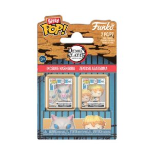 Bitty Pop! 2 Packs - Demon Slayer - Inosuke Hashibira & Zenitsu Agatsuma