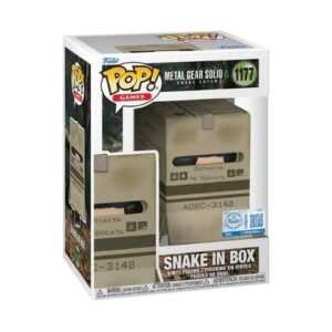 Funko POP! Games: Metal Gear Solid: Snake Eater - Snake in Box 1177 Esclusiva Covo del Nerd