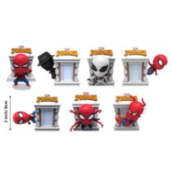 Blind Box Marvel Spider-Man - Hero Blind Box - Tower Series - Box da 6 pezzi intera