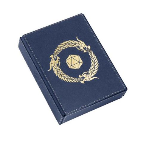 Dice Companion - Midnight Blue Dragon Shield