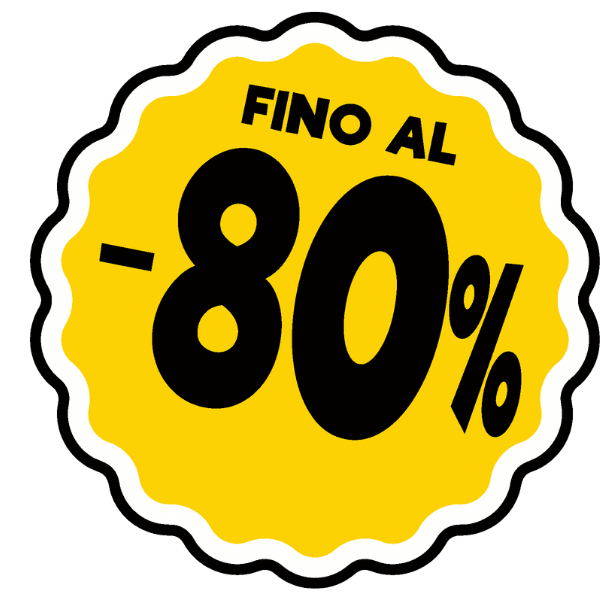 Fino al -80%
