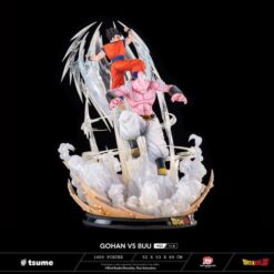GOHAN VS BUU Figure HQS Dragon Ball Limited Edition - 69 cm - Tsume Art