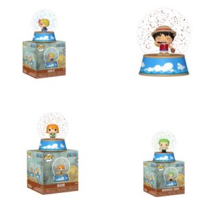 Funko POP! Mini Glitter Globes Animation: One Piece Collezione completa