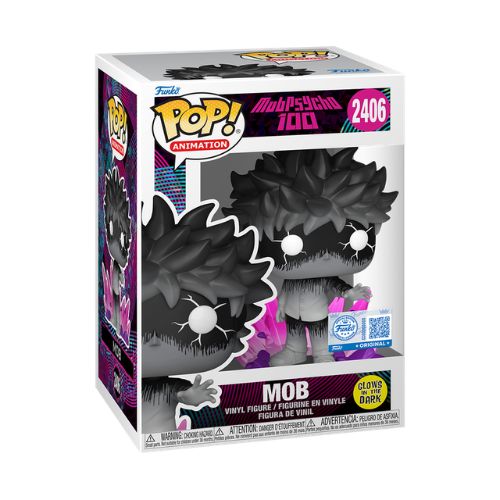Funko POP! Animation: Mob Psycho 100 - Mob 2406 Glow in the Dark Esclusiva il Covo del Nerd