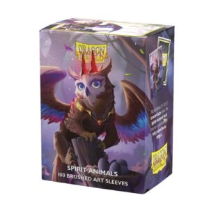 Brushed Art Sleeves - The Dragowlis - (100) Dragon Shield