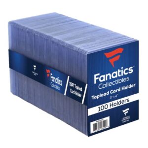 Fanatics Collectibles 35pt 3x4 Top Loaders - 100 Count