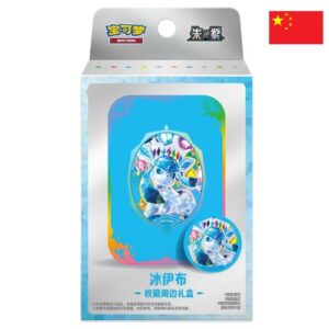 Pokémon TGC Chinese – TCG Terastal Glaceon Badge Set - CHN